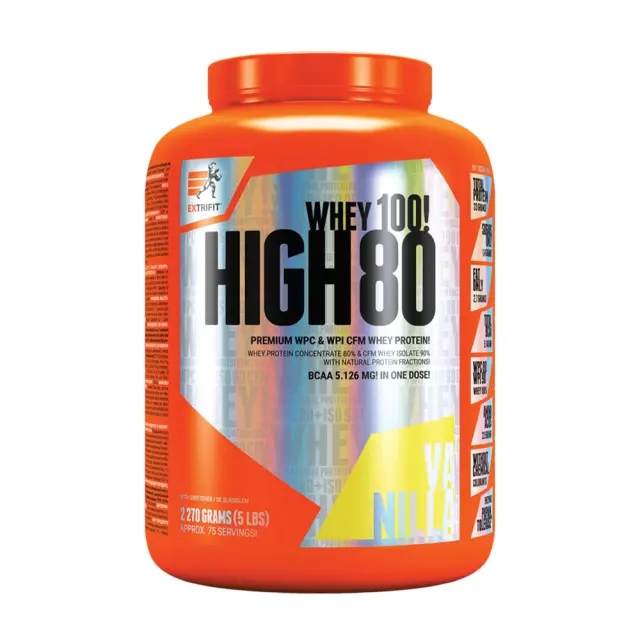 Extrifit High Whey 80 vanilla, 2270-g