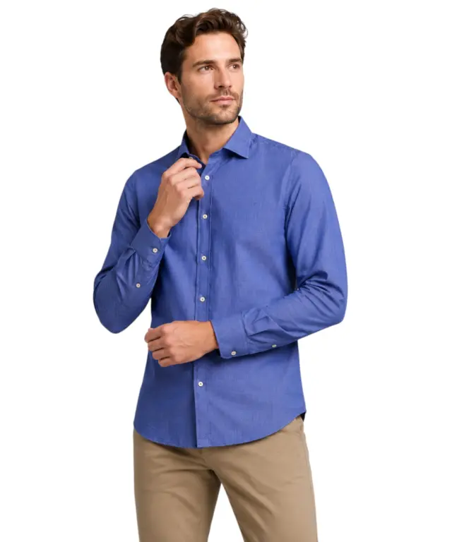 U.S. Polo Assn. - Ανδρικό Πουκάμισο Μακρυμάνικο 64027-53324-670 Μπλε - L