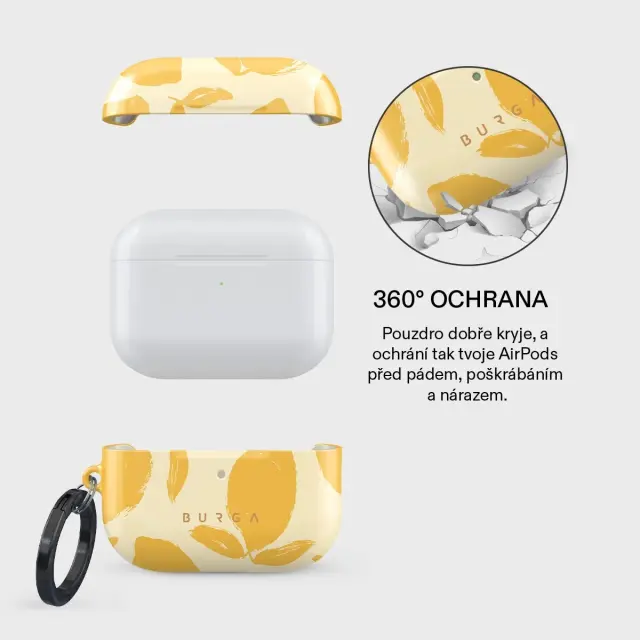Burga Airpods Case, Lemon Tart - Airpods Pro 3 2