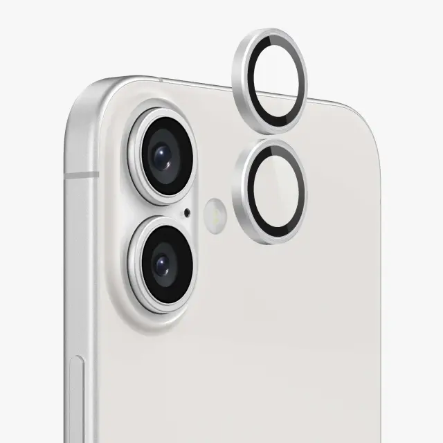 Camera Glass Silver for iPhone 16 Plus