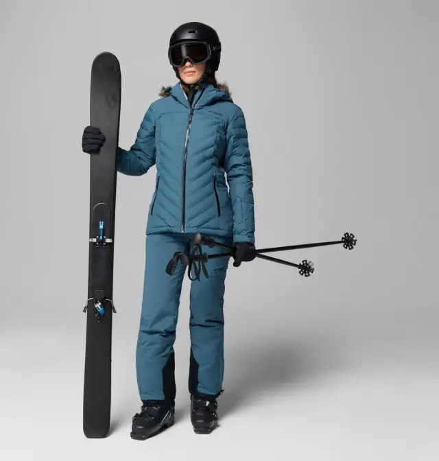 Columbia Bird Mountain™ III Γυναικείο Μπουφάν Σκι Everblue - 2085641-429 - XL 3