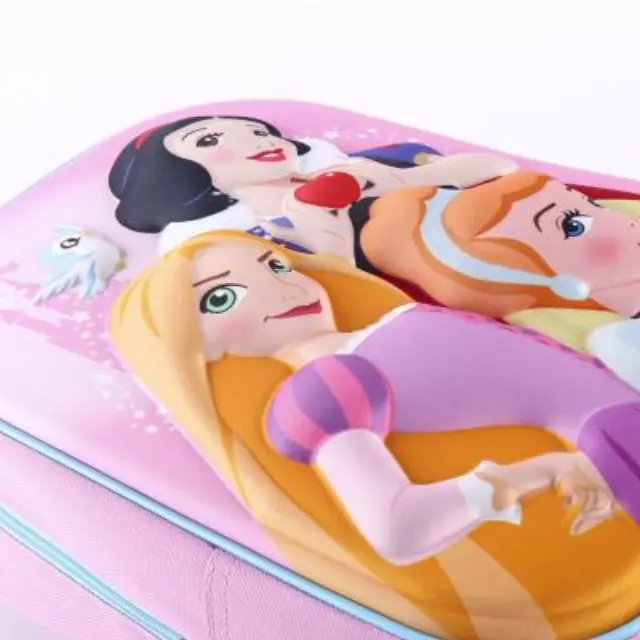 Disney Princess 3D Σχολική Τσάντα Πλάτης Νηπιαγωγείου 31 x 25 x 10 cm Ροζ 2