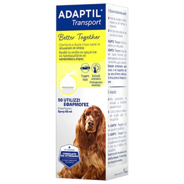 Adaptil Transport Spray για το Στρες για Σκύλους 60ml