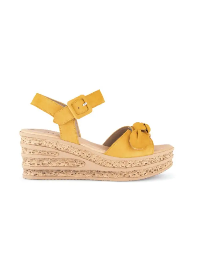 Gabor Πέδιλα Γυναικείο δέρμα Nubuck Κίτρινο GAB/44653 13-GOLDEN - 36 3