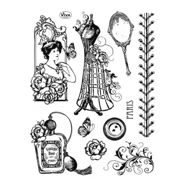 Σφραγίδα Viva Decor „Paris Couture“ 14 x 18 cm