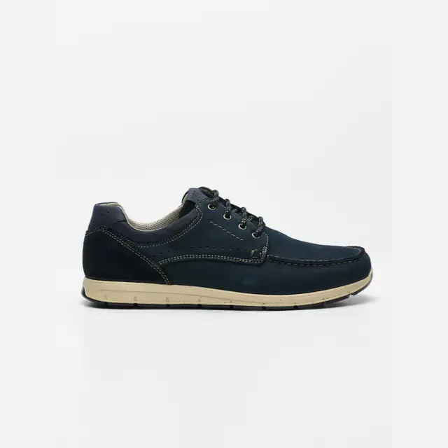 Imac Δετά-Oxfords Ανδρικό δέρμα Nubuck Μπλέ IMA/351270 BLU/GRIGIO