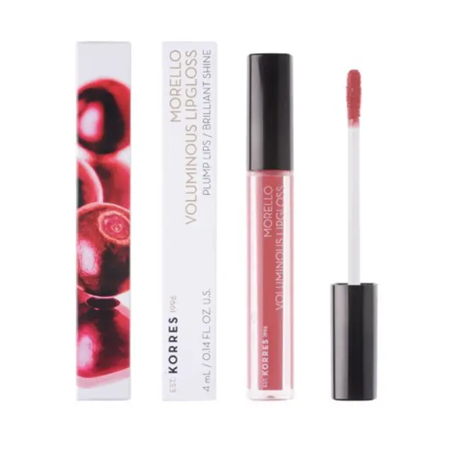 Korres Morello Lipgloss 16 Blushed Pink 4ml (Κραγιόν Ροζ Χρώμα)