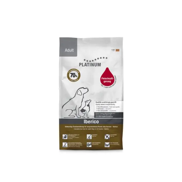 Platinum Adult Iberico & Greens Μαγειρευτή Ξηρά Τροφή 1.5Kg Μονόχρωμο