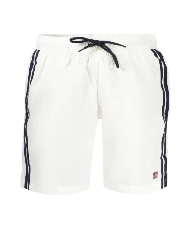 Norway Nautical School - Ανδρικό Μαγιό Σόρτς 868304-WHITE Λευκό 3