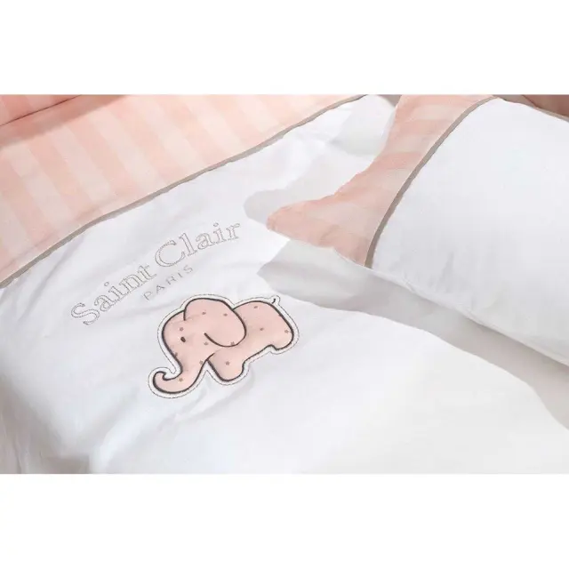 Saint Clair Paris σετ σεντόνια Africa pink 3 τεμ (2τεμ. 120Χ170, 35χ50)