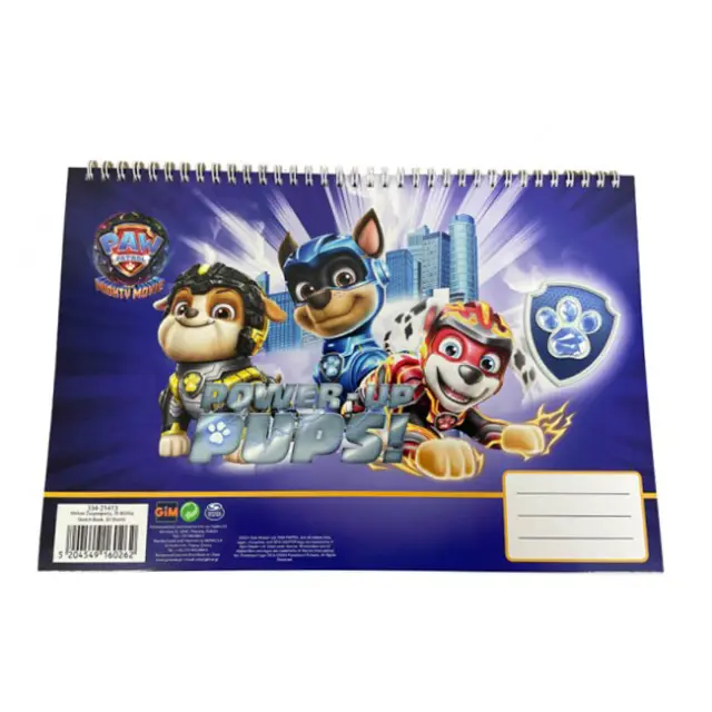 Gim Μπλοκ Ζωγραφικής Α4 30 φύλλα Paw Patrol (334-21413)