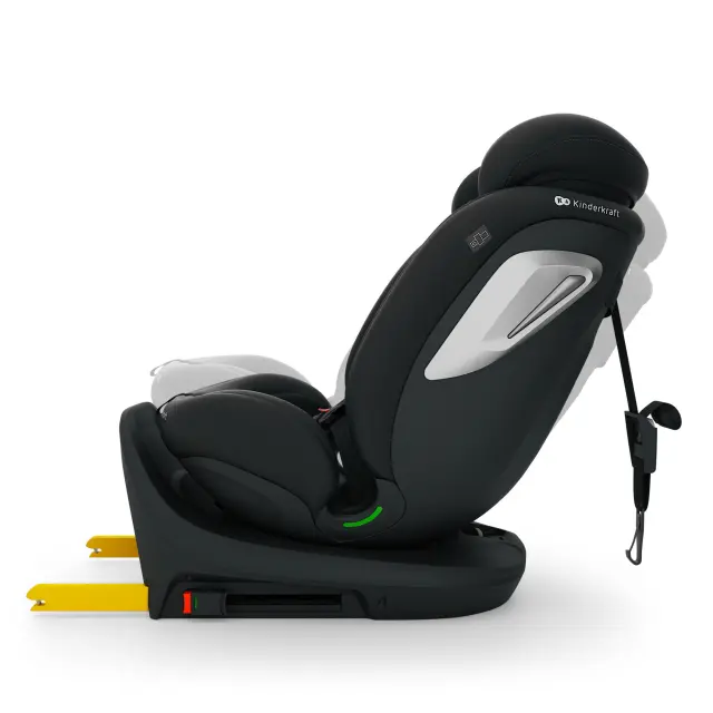Kinderkraft i-Grow 2 Plus Κάθισμα Αυτοκινήτου i-Size 40-150cm ISOFIX 360° Black 3