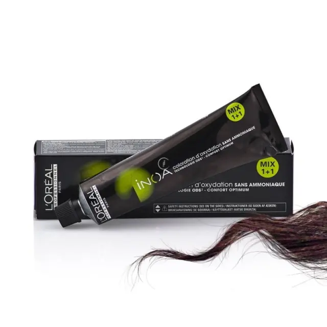 Loreal Inoa Βαφή 6,32 Ξανθό Σκούρο Ντορέ Ιριζέ 60ml 3