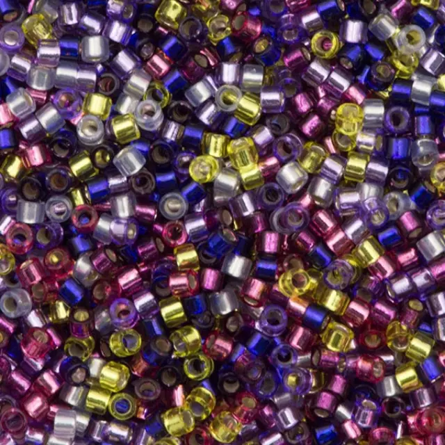 Χάντρα Miyuki Delica 11/0 - DB9073 - Sparkling Violets Mix ~7gr