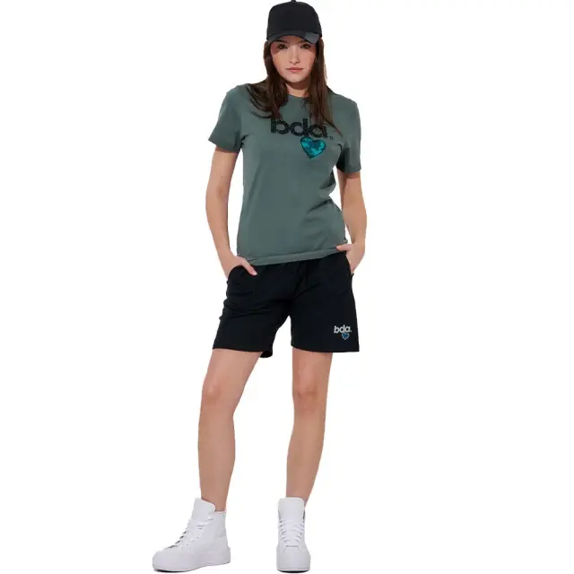 Body Action Women's Essentials French Terry Shorts Μαύρο 031615-01 (Body Action)