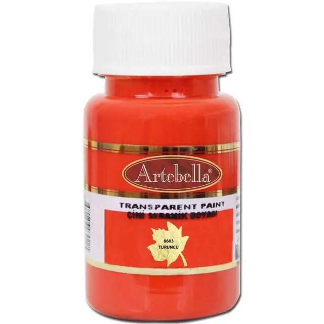 Artebella Διάφανο Σμάλτο Tile And Ceramic - 8603 Orange - 50ml