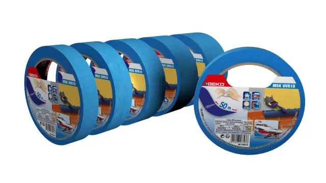 Blue masking tape 15d uvr 38x50M 21000/138 GEKO