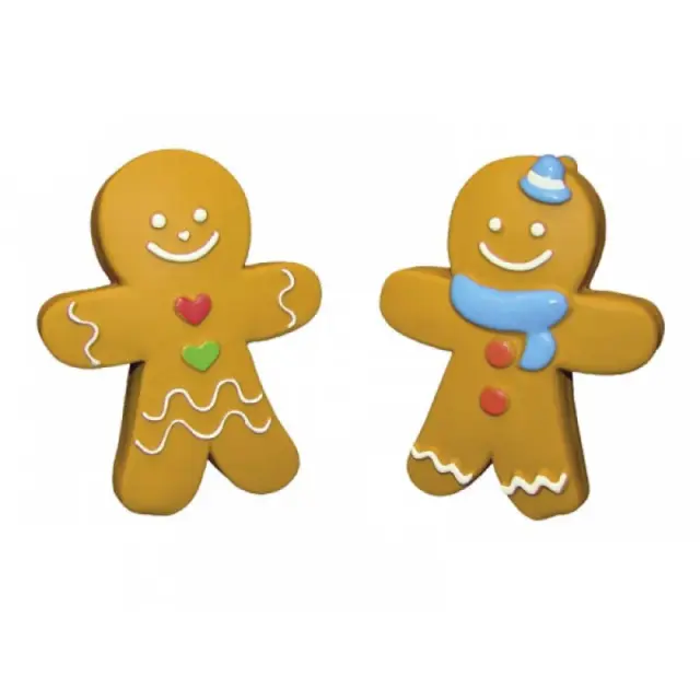 Nobby Latex Gingerman Χριστουγεννιάτικο Παιχνίδι με Ήχο & Άρωμα Κανέλα Βανίλια για Σκύλους (11cm) Μονόχρωμο