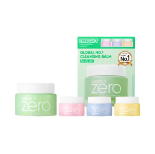 Banila Co Clean It Zero Tea Tree-Ex Pore Clarifying Cleansing Balm SET 100ml + 3*7ml