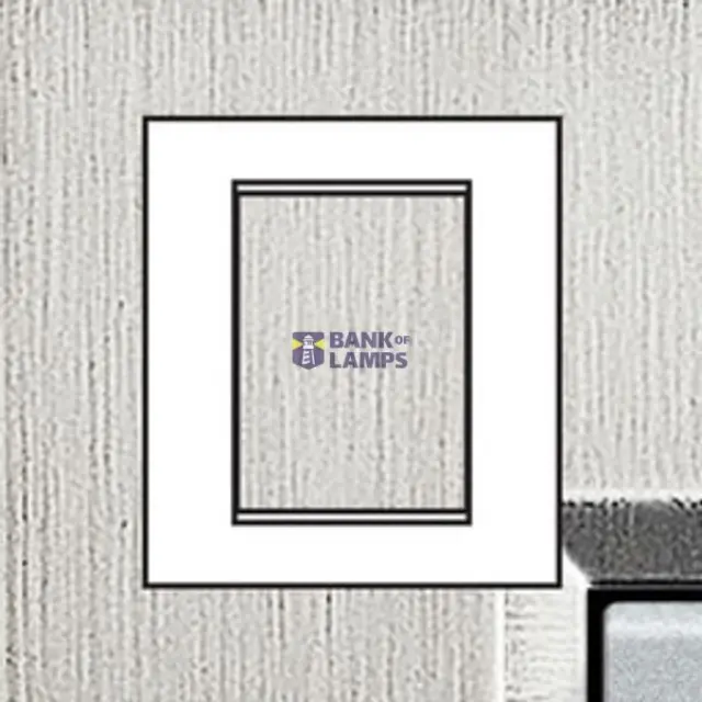LL - COVER PLATE 3+3P BRUSHED STEEL