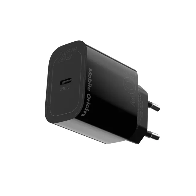Mobile Origin PD20W Wall Charger MO11, black, 1 USB-C 2