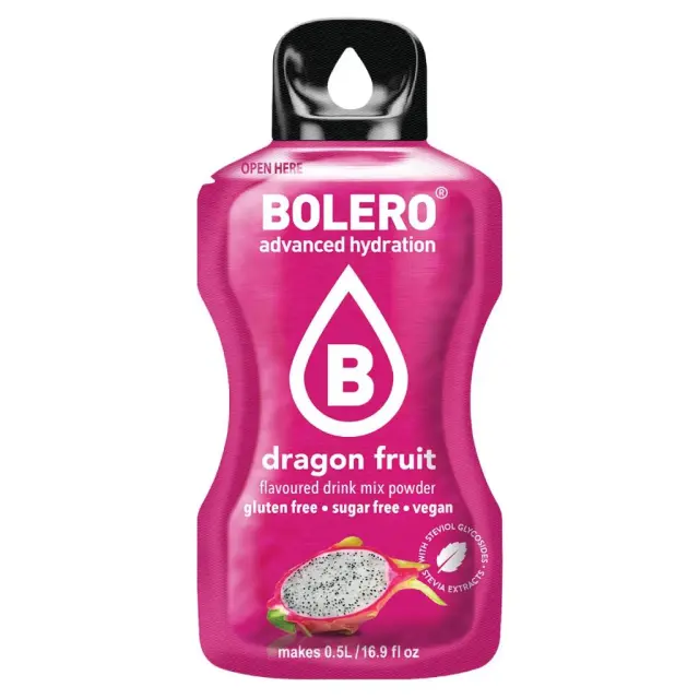 Bolero Stick Dragon Fruit Χυμός Σε Σκόνη 12x3gr