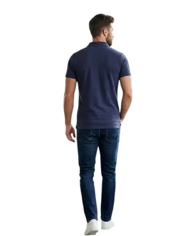 Ellesse - Ανδρικό Κοντομάνικο T-Shirt Polo Leonardo EHM217S26-519 Μπλε Σκούρο 2