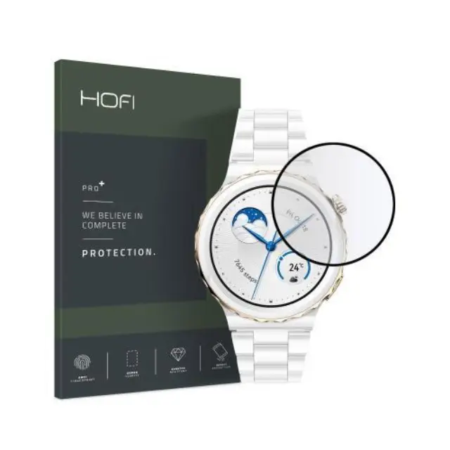 Hybrid Nano Glass Hofi Pro+ Huawei Watch GT 3 Pro 43mm Μαύρο (1 τεμ.) N59282