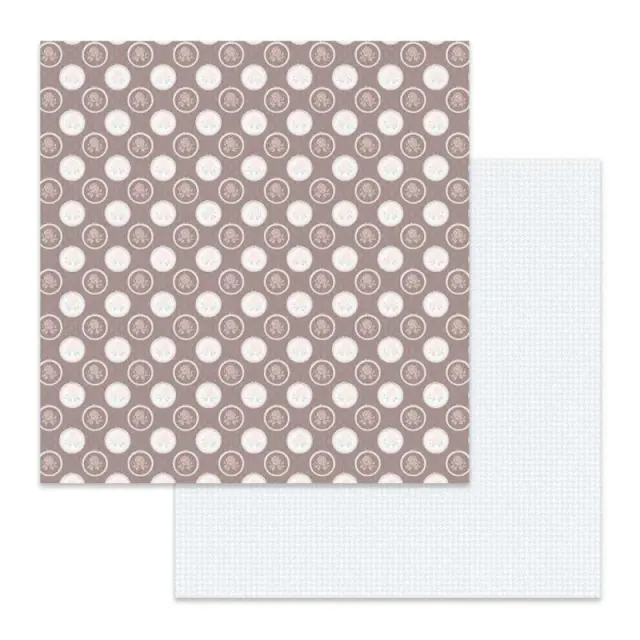 Χαρτί Scrapbooking Stamperia Διπλής Όψης - Texture Polka Dots - 31x30cm