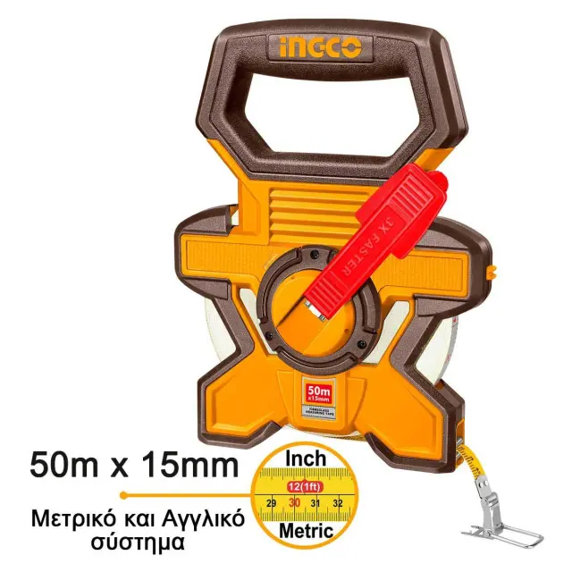 ΜΕΤΡΟΤΑΙΝΙΑ ΑΝΟΙΧΤΟΥ ΤΥΠΟΥ 50MX15MM INGCO HFMT1850 2