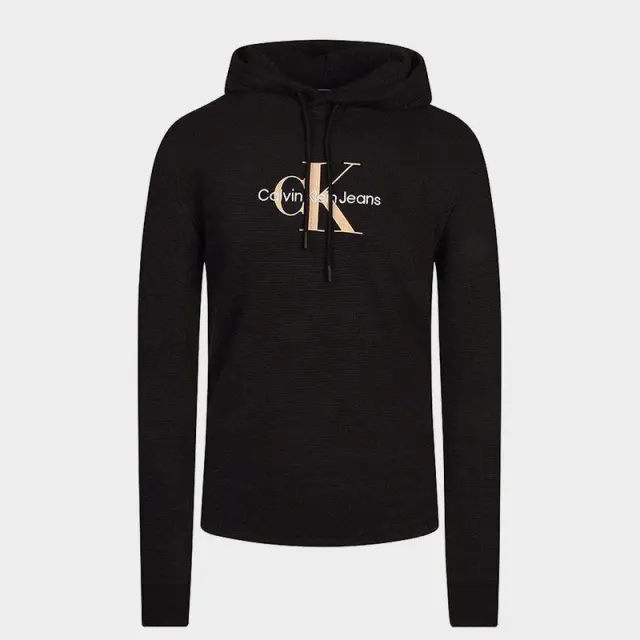 Calvin Klein - Ανδρικό Φούτερ Hoodie Regular Fit J30J322701-BEH Μαύρο - 2XL