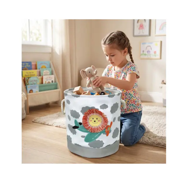 Moni Καλάθι Αποθήκευσης Παιχνιδιών Toy Storage Basket 36x38 cm 3800146273507 2
