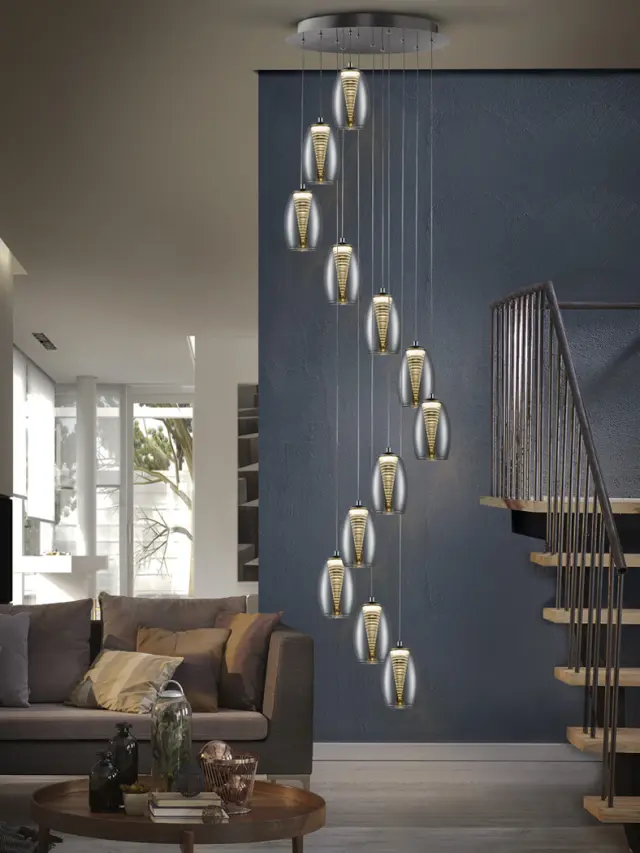 NEBULA LAMP 12L LED CHROME φωτιστικό κρεμαστό Χρώμιο 2