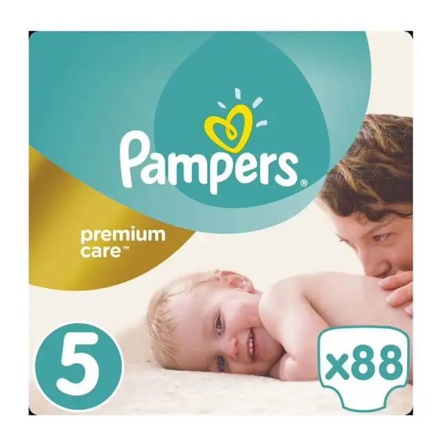 Pampers Πανες Premium Care Νo5 (11-16kg) Megapack 88 τεμάχιων