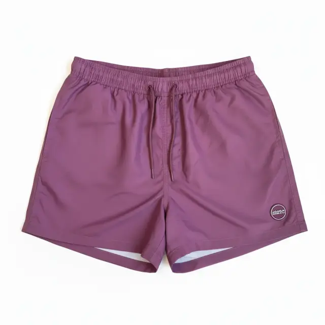 Losan Ανδρικό Μαγιό Shorts Μονόχρωμο Μπορντό 2