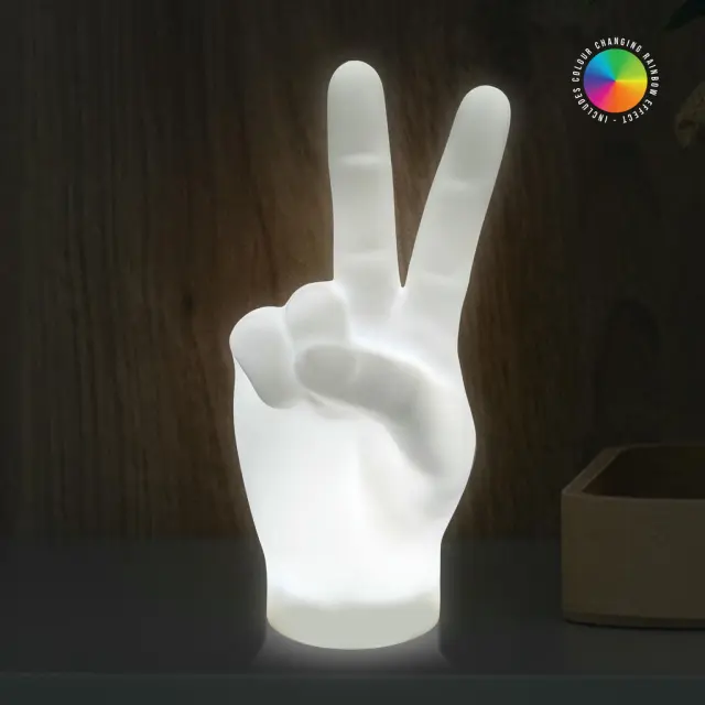 Φωτιστικό Peace Sign Hand Light 18683