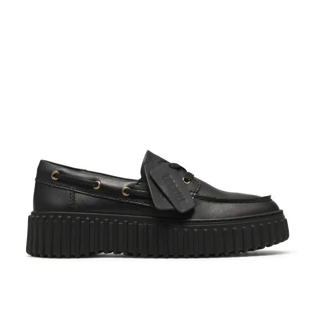 Clarks Torhill Boat γυναικεία δερμάτινα casual παπούτσια 26329433-1