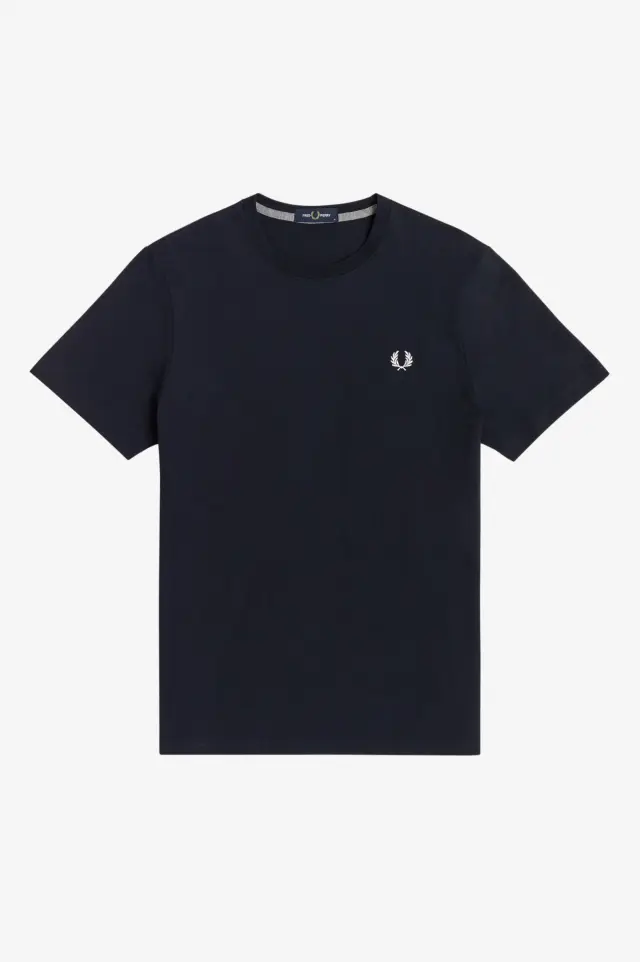 FRED PERRY CREW NECK T-SHIRT ΑΝΔΡΙΚΗ ΜΠΛΟΥΖΑ - 608/NAVY NAVY BLUE