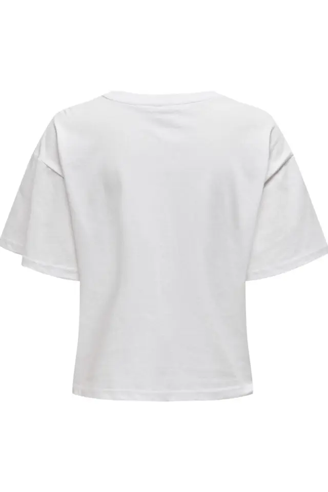 Only Terza Γυναικείο T-Shirt με O-Neck Λευκό - L