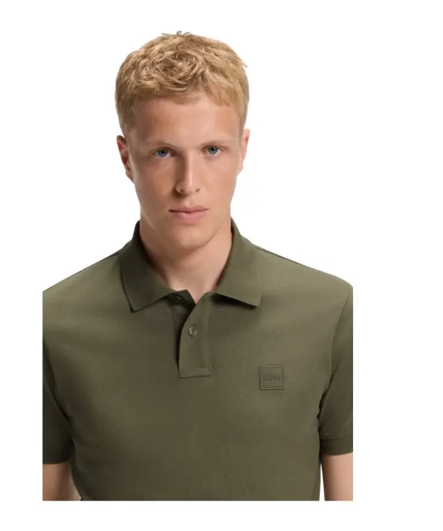 Hugo Boss - Ανδρικό Κοντομάνικο Polo Passenger 50507803-325 Λαδί 2