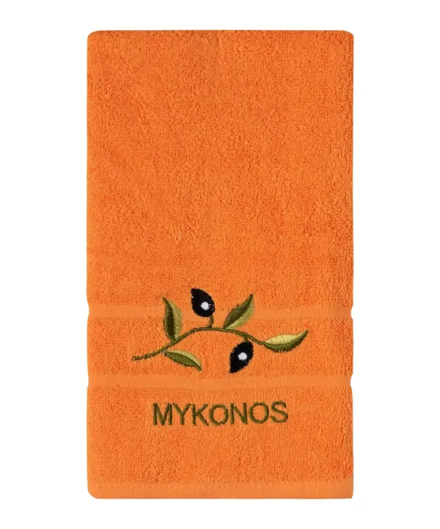 Πετσέτα Σώματος ( 70cm x 140cm ) Πορτοκαλί με κλαδί ΜΥΚΟΝΟΣ -