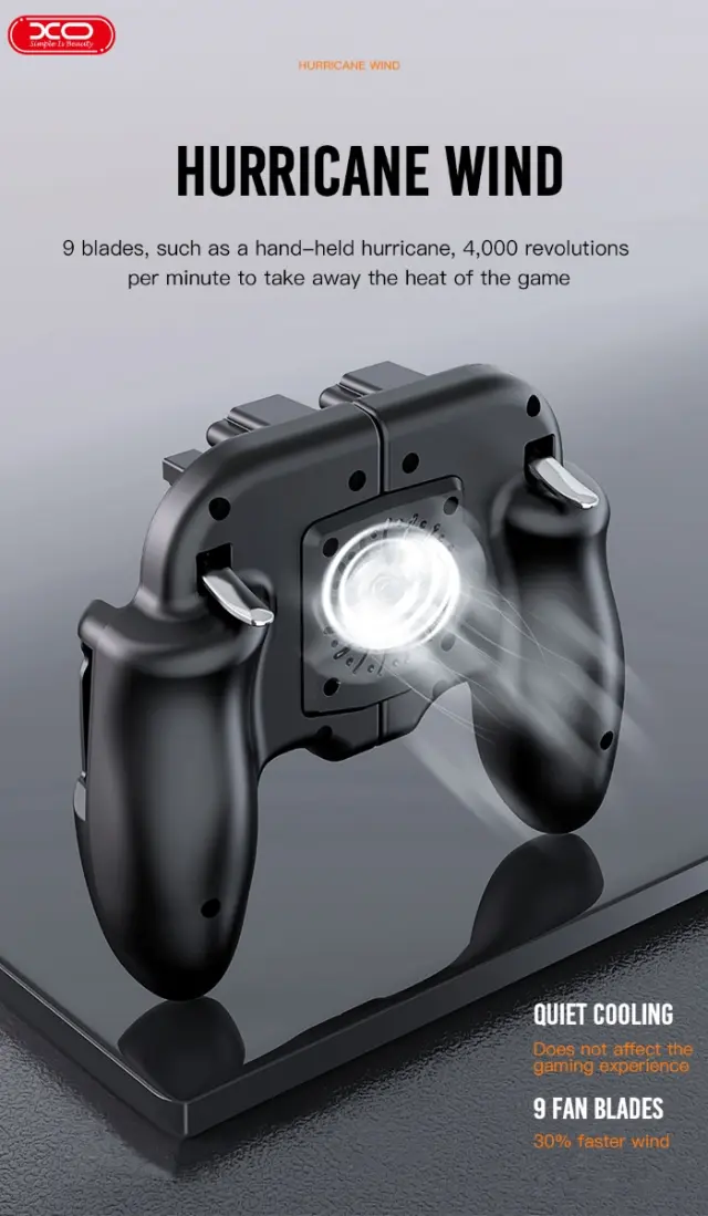 XO H6A Ασύρματο Gamepad με ψύκτρα (χωρίς μπαταρία) 16.001.0030 3