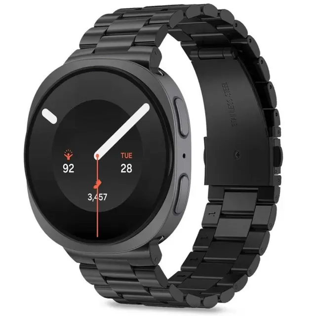 Tech-protect Stainless Samsung Galaxy Watch 8 / 9 / Classic (40 / 44 / 46 Mm) Black