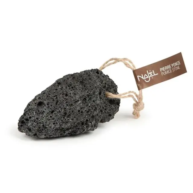 Μαύρη Φυσική Πέτρα από Ηφαιστειακή Λάβα – Lava Scrub Stone 8,5 cm
