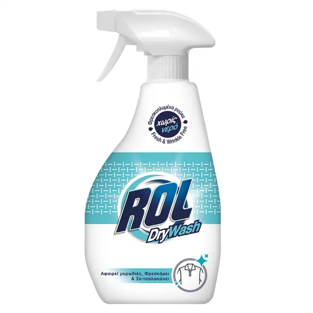 Rol Dry Wash Spray Υφασμάτων για Στεγνό Καθάρισμα Χωρίς Νερό 325ml