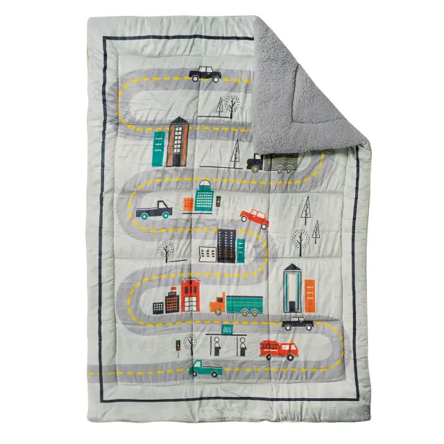 DAS KIDS ΚΟΥΒΕΡΤΟΠΑΠΛΩΜΑ 160Χ220 4924 GREY 2