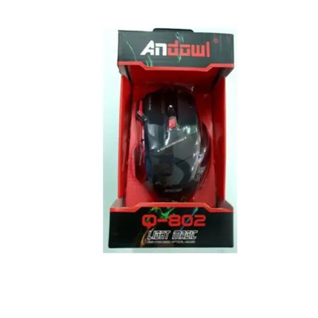 Andowl Q-802 Gaming Ποντίκι Μαύρο 2