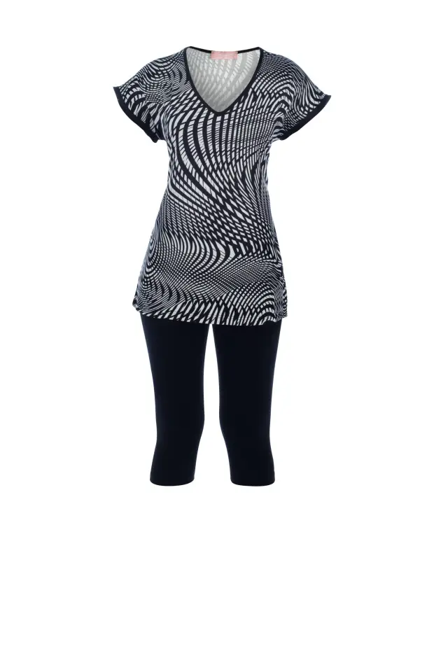 S422 - Type - PYJAMA BLACK STRIPE - M