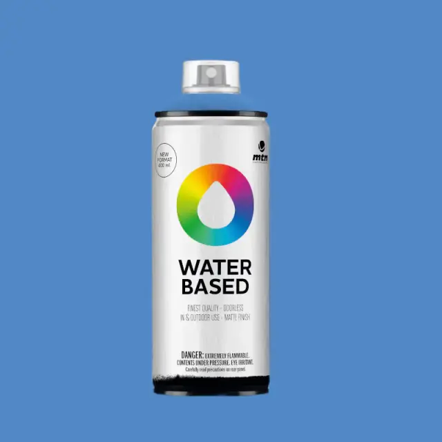 MTN Waterbased Spray Paint 400ml WB4 RV-337 Ona Blue