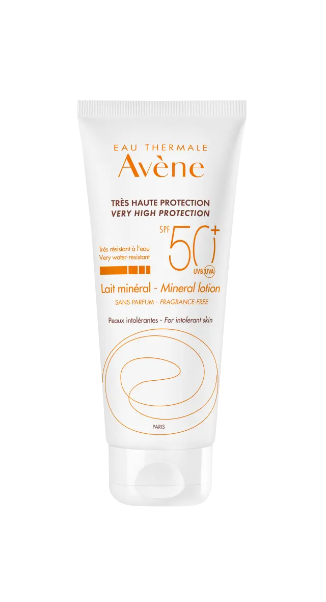 Eau Thermale Avène Lait Mineral Αδιάβροχη Αντηλιακή Κρέμα για το Σώμα SPF50 100ml